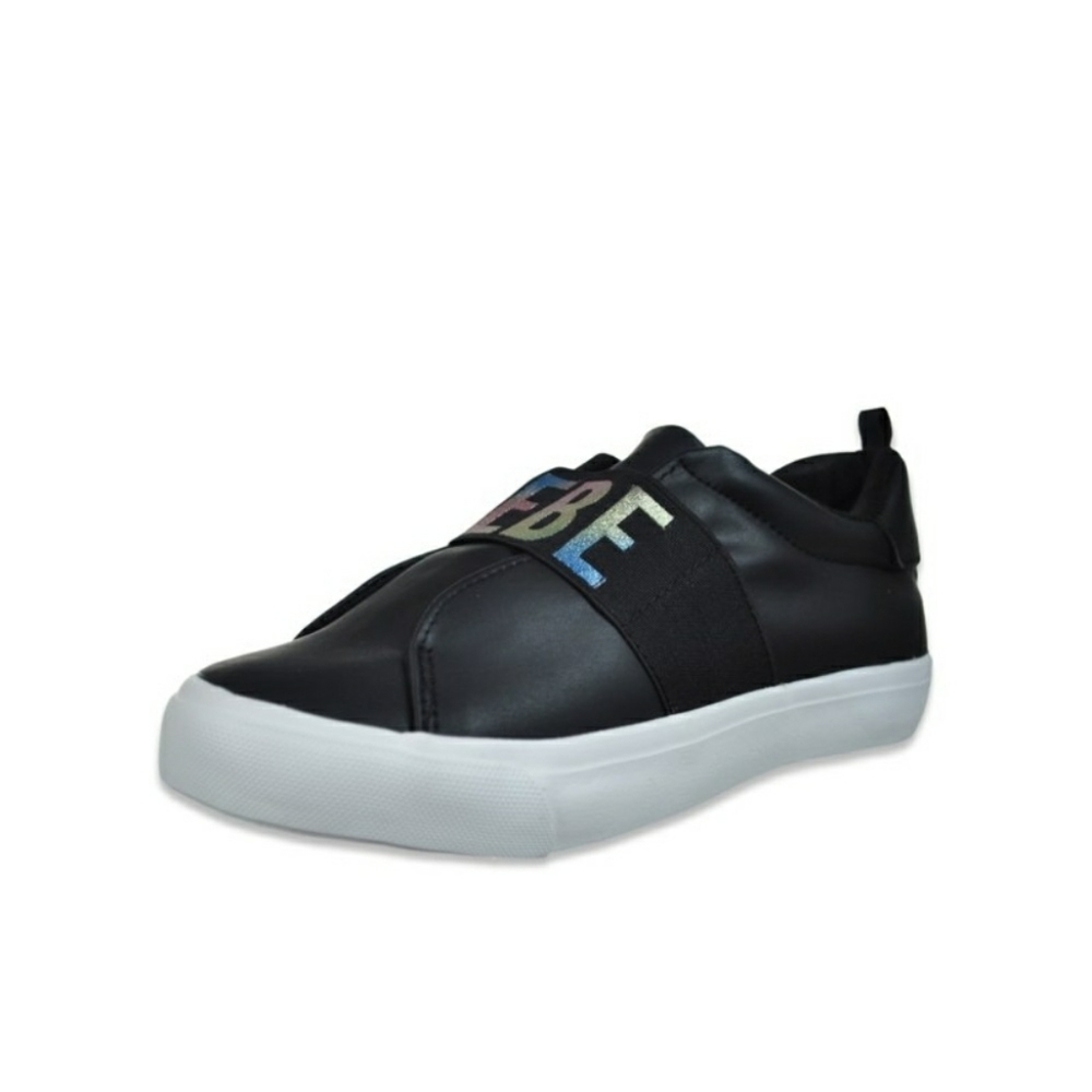 Bebe Girls' Glitter Strap SneakersColor black, 12 Toddler'sstyle BBSNG42…